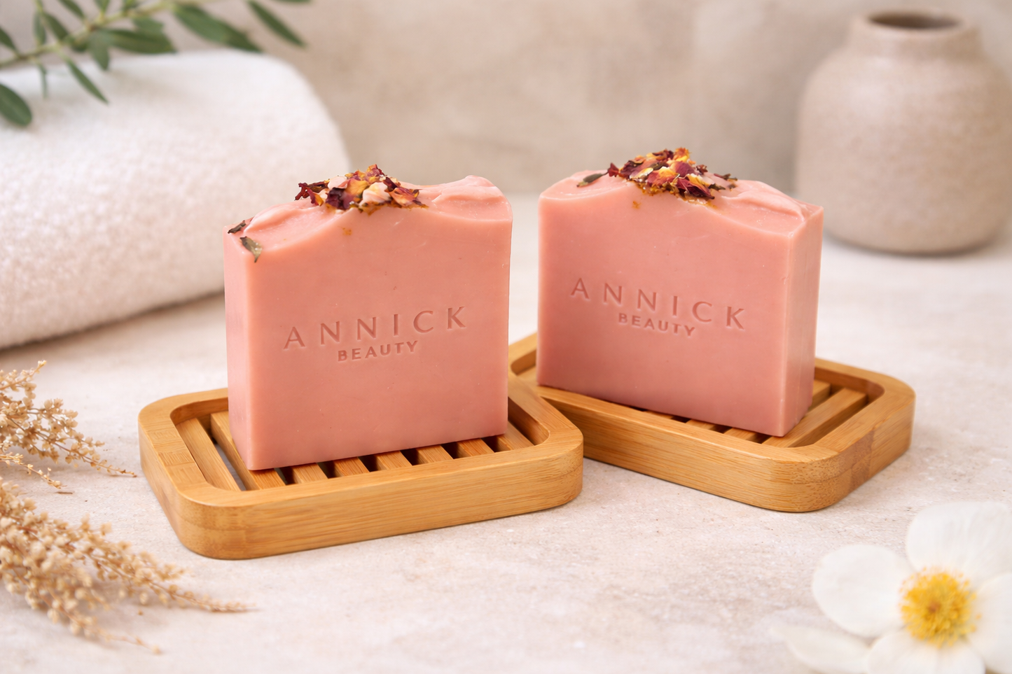 Blushing Rose bar soap