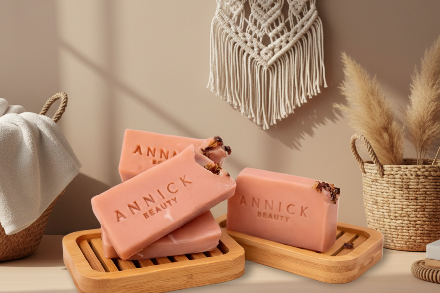 Blushing Rose bar soap
