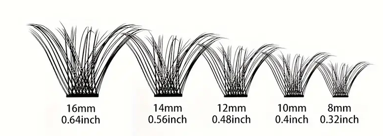 Lash Clusters 640pcs DIY Eyelash Extensions