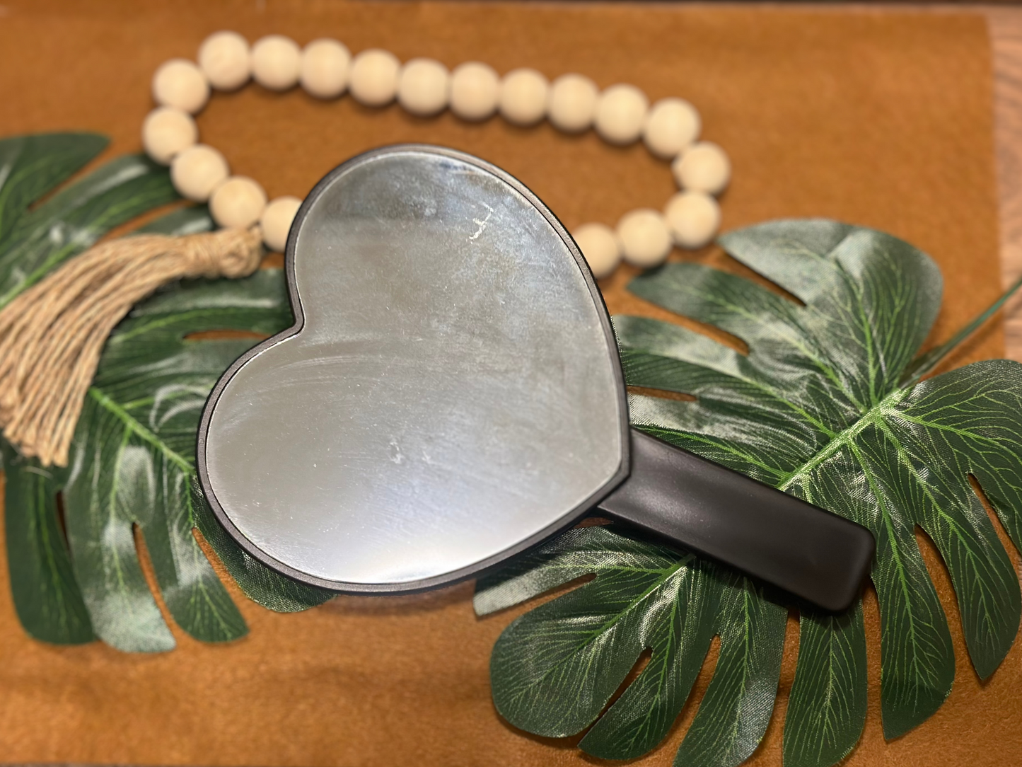 Cosmetics Heart shape Mirror