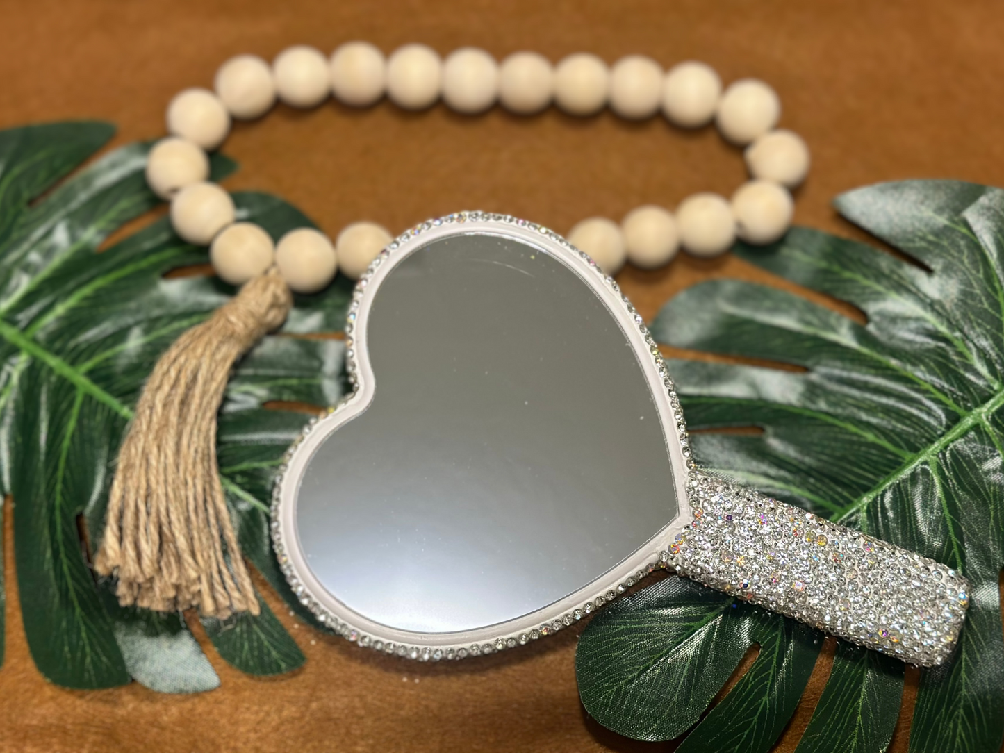 Cosmetics Heart shape Mirror