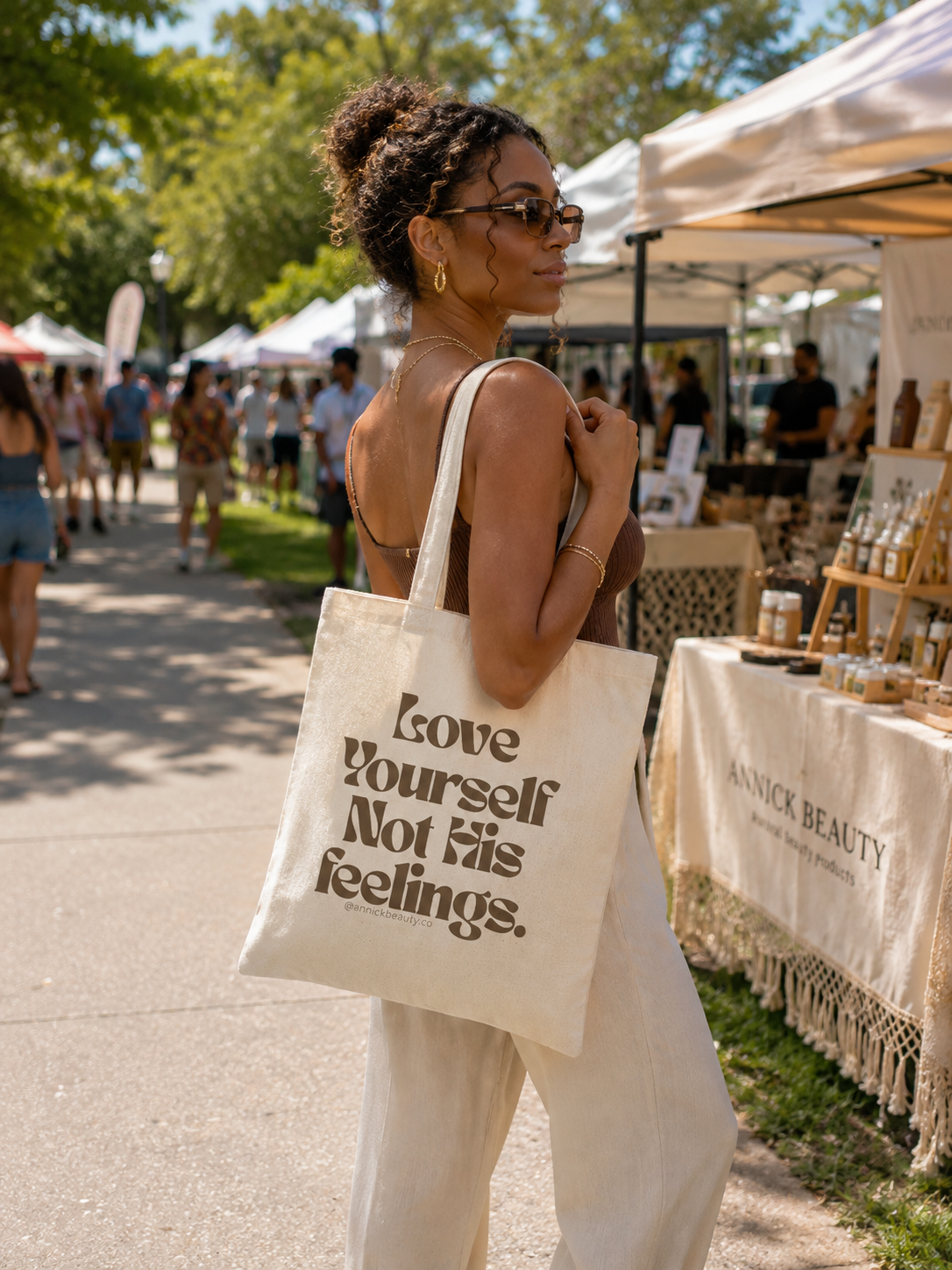 Love Yourself not his feelings  Tote Bag