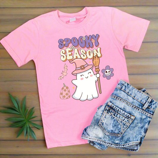 Spooky Season Ghost graphic tee - Halloween