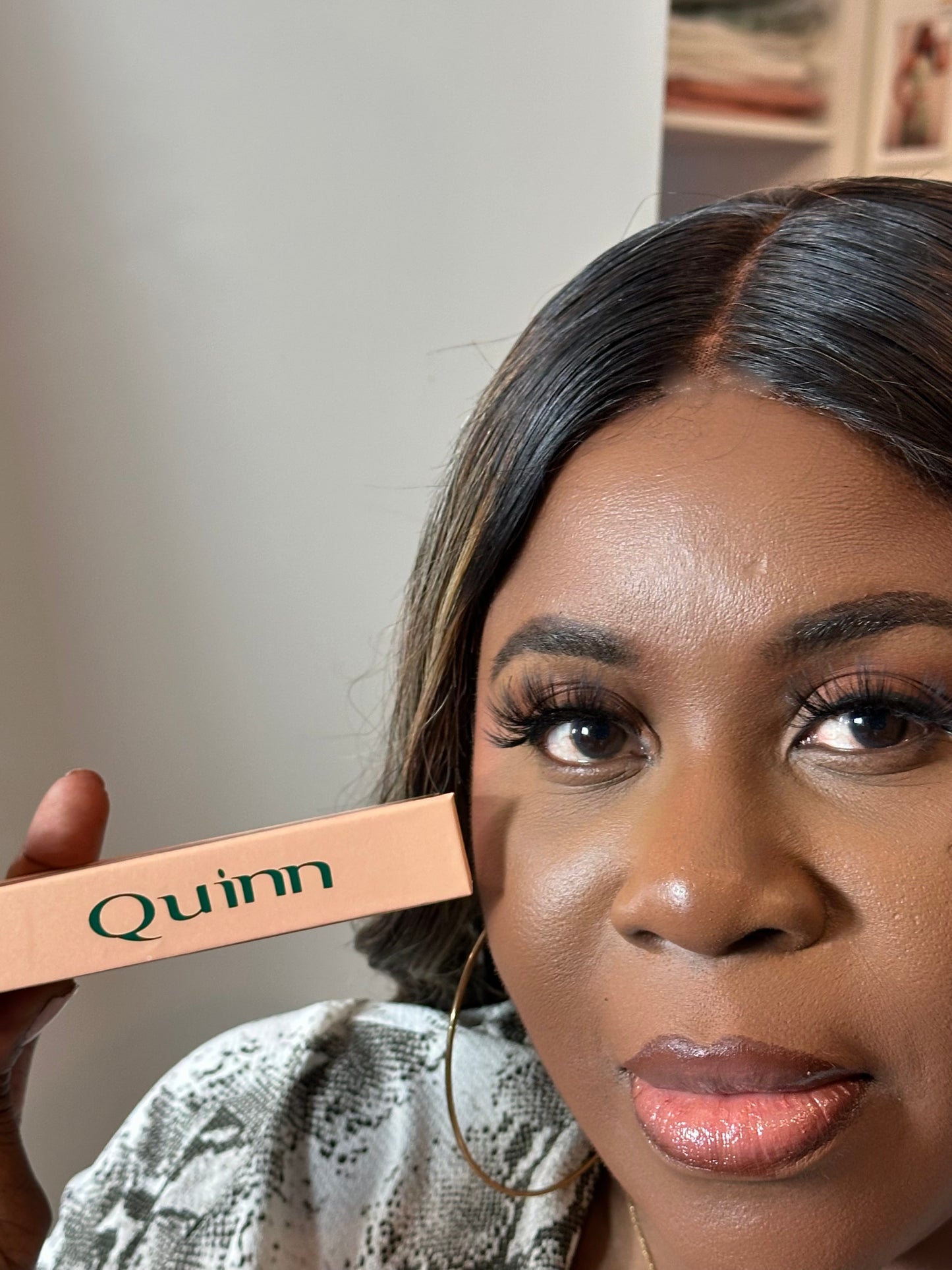 Quinn 3D faux minx Strip lash