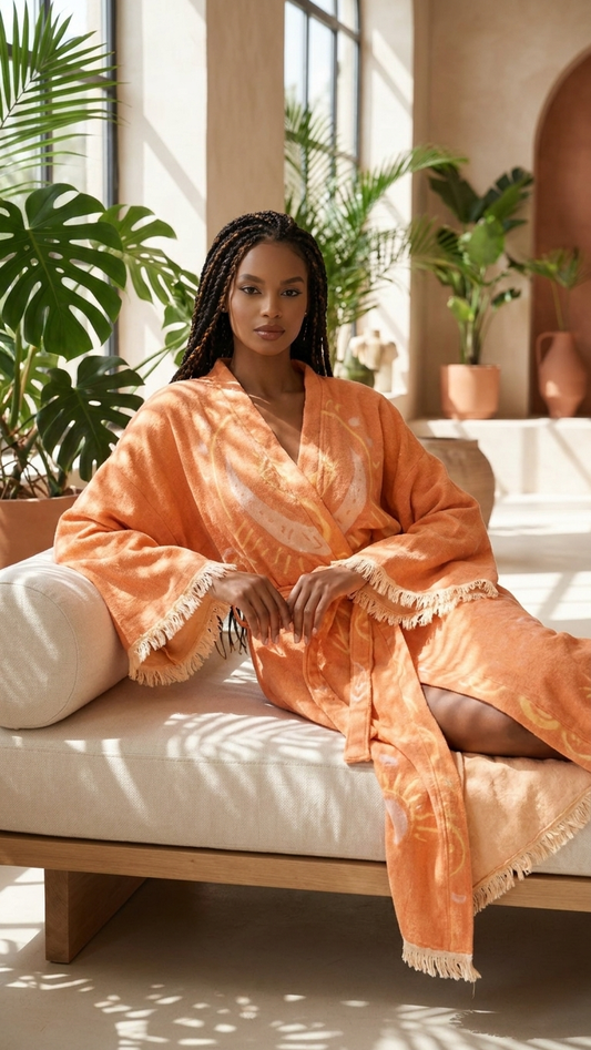 Evil Eye Kimono, Jacquard Kimono, Festival Kaftan Kimono