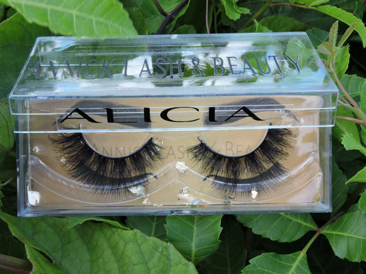 Alicia Mink Fluffy wispy 3D eyelash strip False Eyelashes