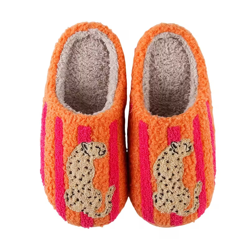 Tiger Design Slippers -Easy Slip-On