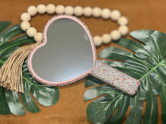 Cosmetics Heart shape Mirror