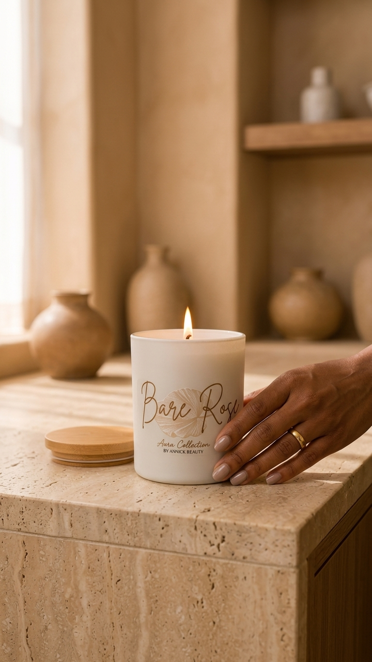 Bare Rose| Sandalwood Rose Soy Candle
