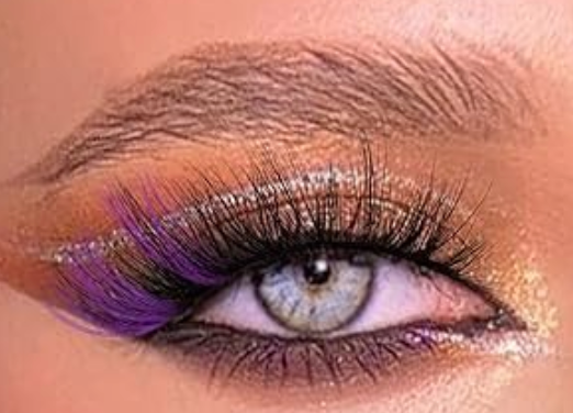 Ursula 5D Colored Mink Fluffy strip lashes
